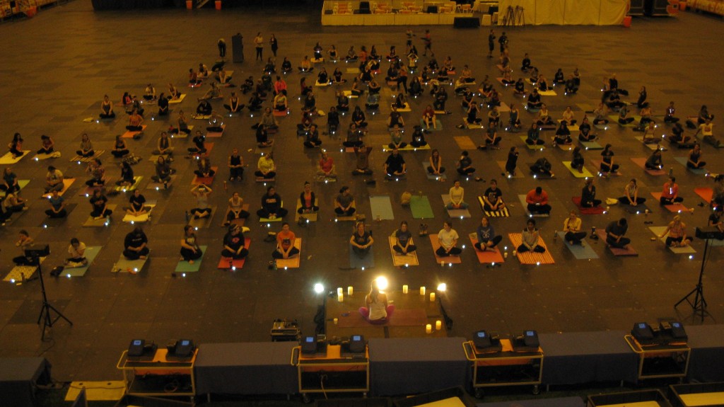 yoga in the dome