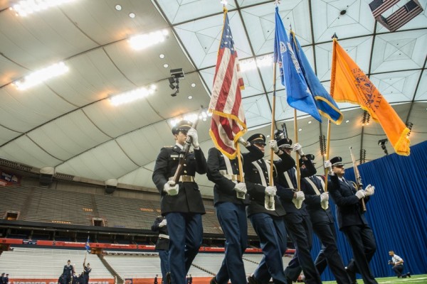Army and Air Force ROTC in the Carrier Dome