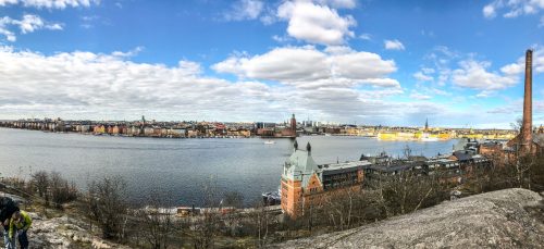 A panoramic view of Stockholm