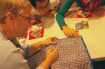 Quilts and Community class