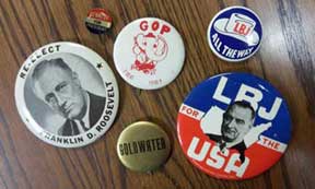 Archives political buttons