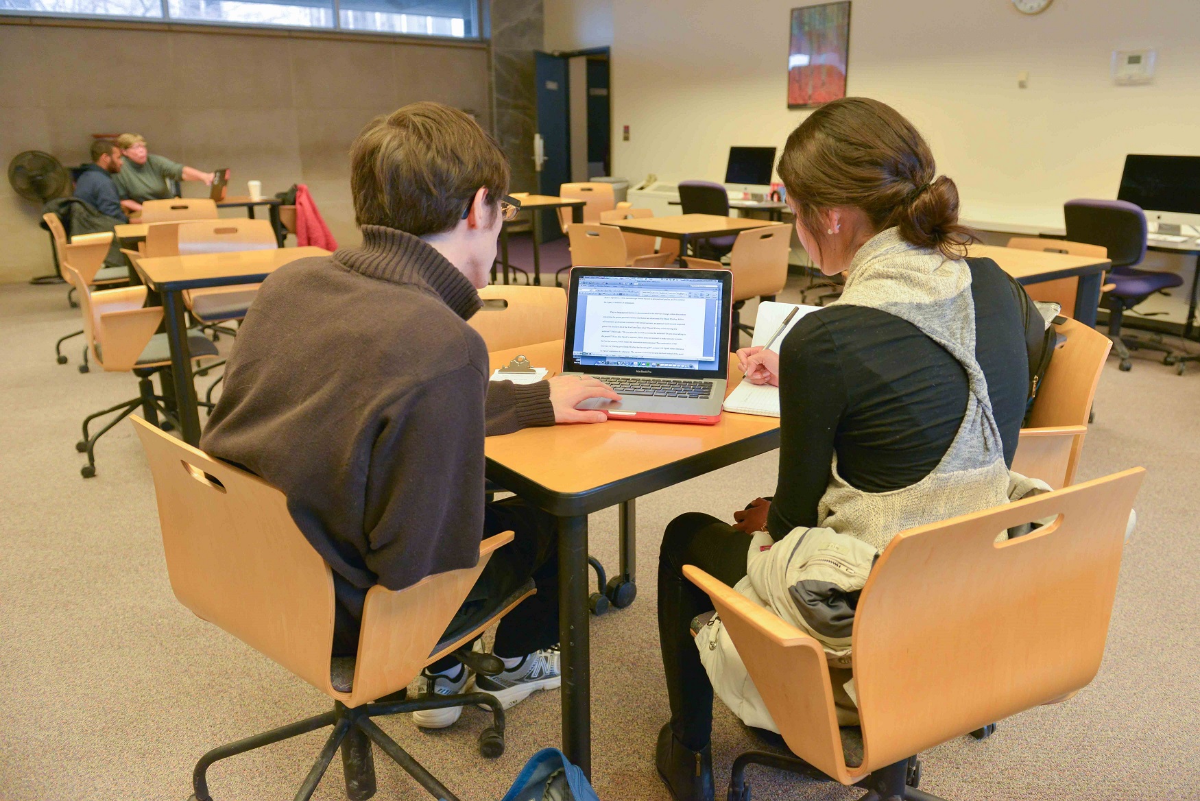 The Computer Lab in the Writing Center