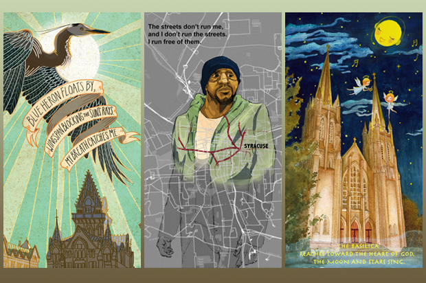 The unveiling for the Syracuse Poster Project will be held April 16 at City Hall Commons.