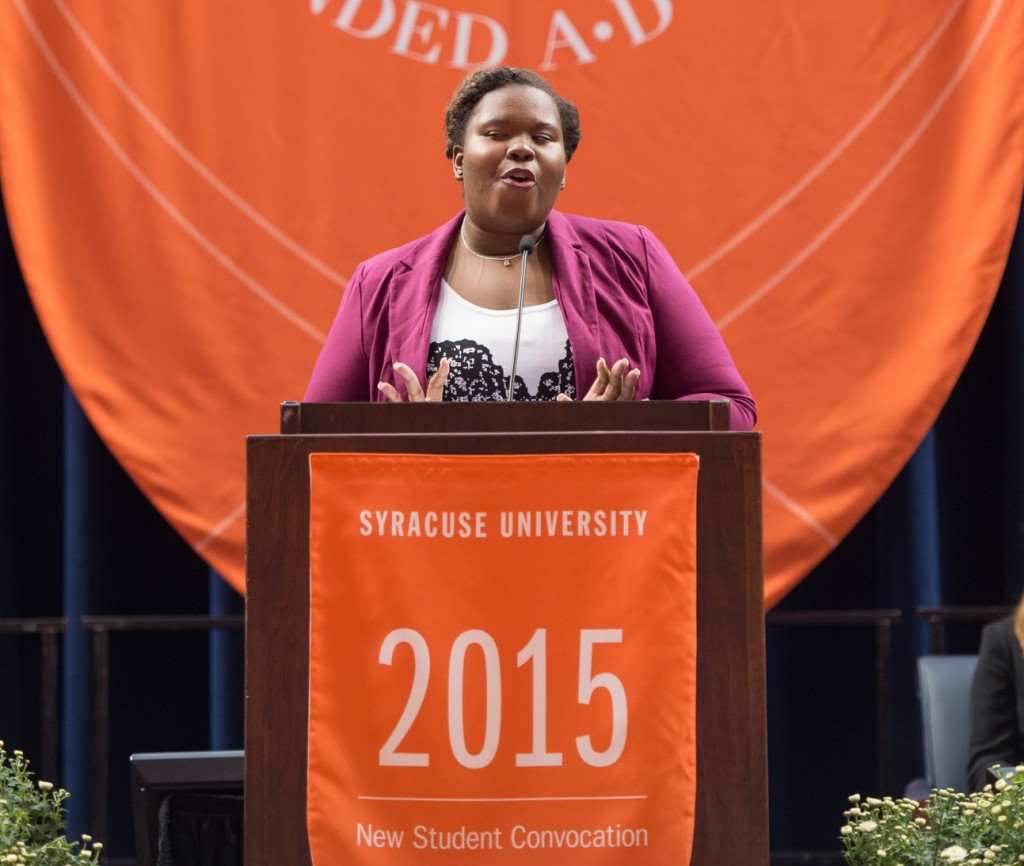 Syracuse Welcome 2015 New Student Convocation