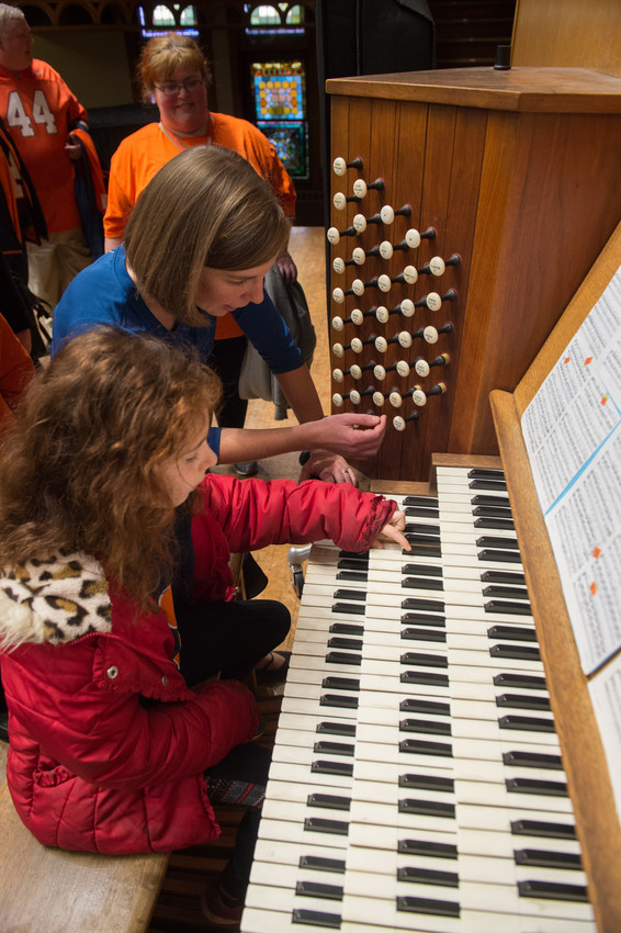 Orange Central Reunion Homecoming 2015 Crouse College Holtkamp Organ Presentation with SU Organist Annie Laver
