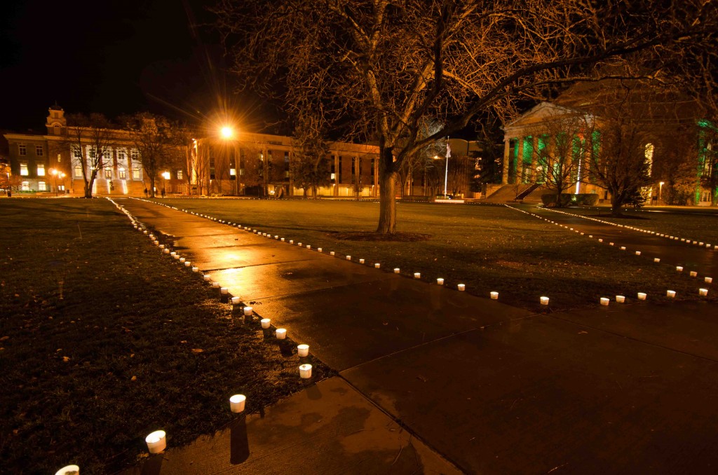 Quad lit up with lights for Diwali