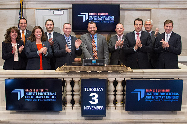 Vice Chancellor, Employees, Veterans, Partners Ring Closing Bell at NYSE