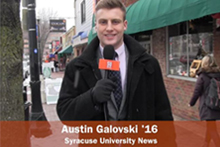 'Cuse Cast anchor Austin Galovski '16