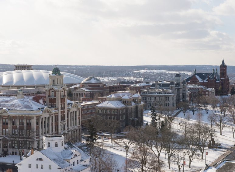 winter campus Syracuse University News