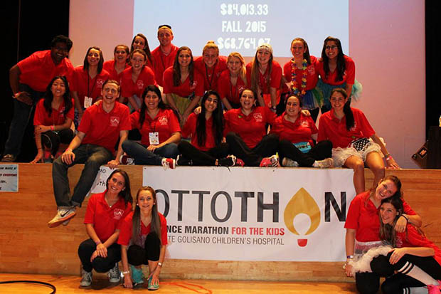 Members of the group OttoTHON have raised more than $100,000 through their philanthropic efforts.