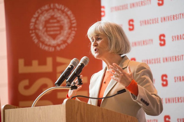 New Vice Chancellor Provost Welcomed to Campus Syracuse