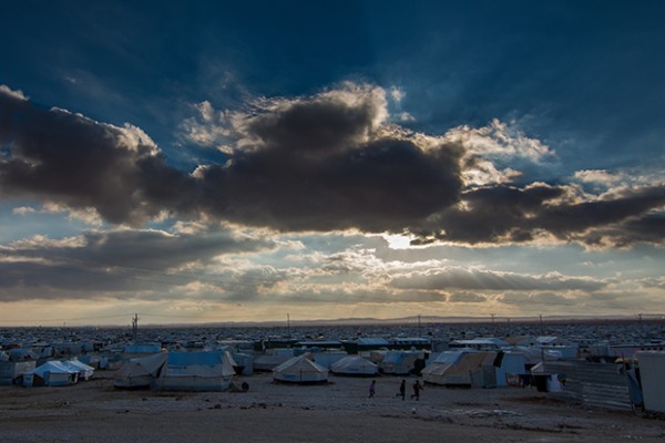 The Za'atari refugee camp