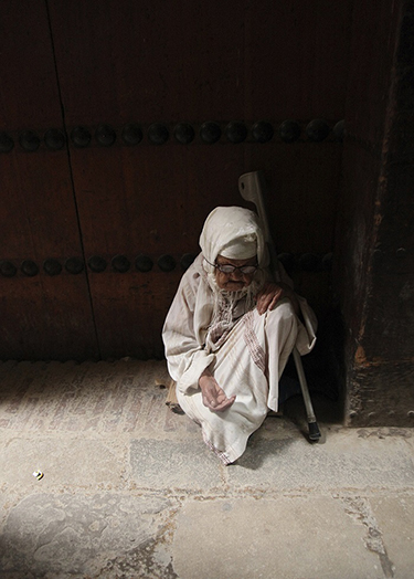 Photo of homeless person