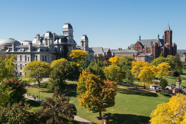 Fall Campus Scenes Crouse College HL Hall Of Languages Exterior ...