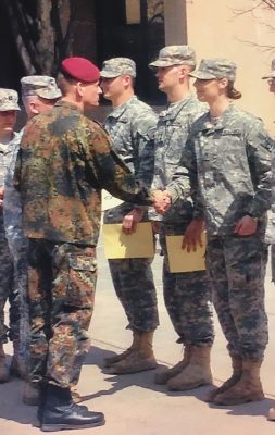 people in military uniforms