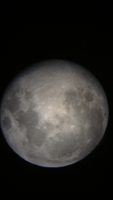 The moon.