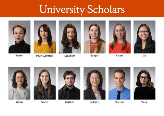 University Scholars photos