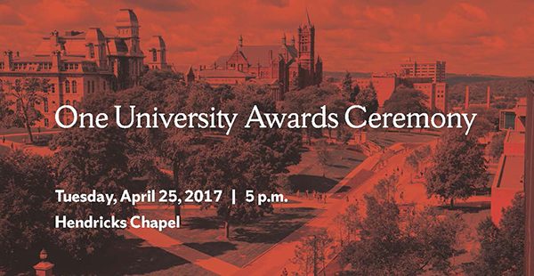 One University Awards graphic