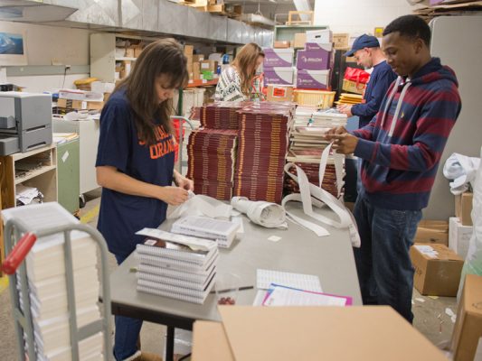 Syracuse University Bookstore workers