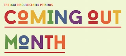 Coming Out Month banner