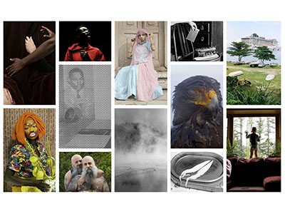 A collage of images by Light Work's upcoming artists-in-residence