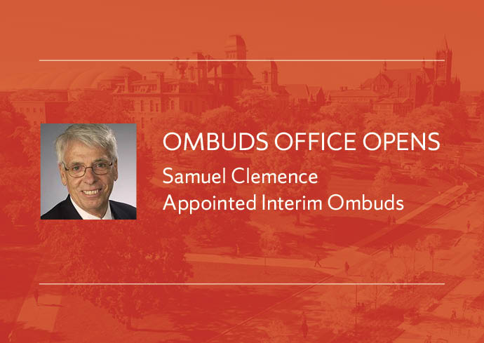 University Opens the Office of the University Ombuds, Announces Search Committee to Identify Permanent Ombuds