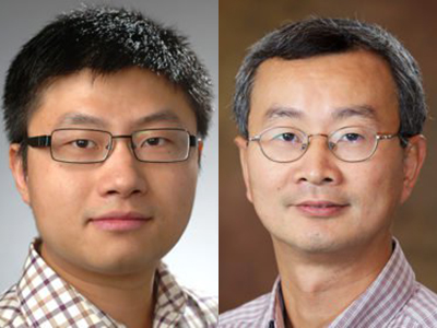 Yuzhe "Richard" Tang, left, and Wenliang "Kevin" Du