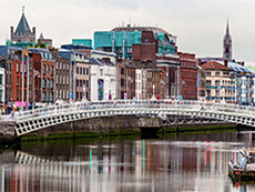 view of bridge in Dublin