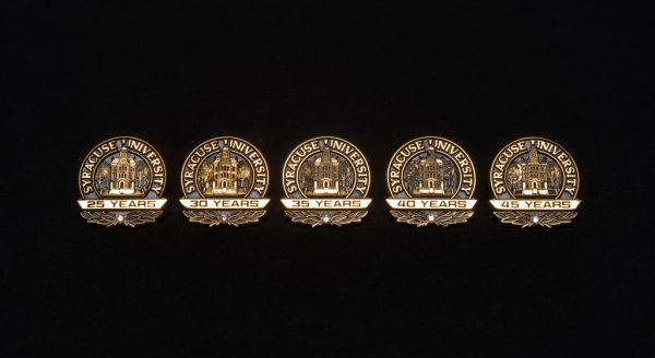Selection of commemorative anniversary pins