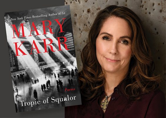 Mary Karr and book cover