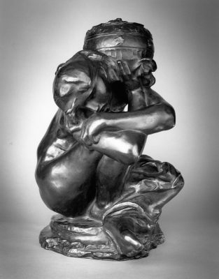 Auguste Rodin, Fallen Caryatid with Urn, 1883_cast 1982