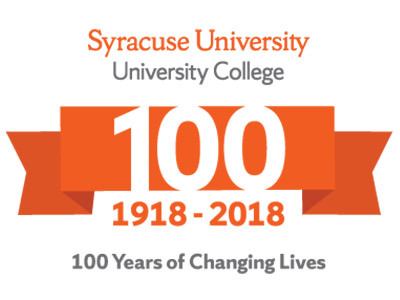 University College anniversary logo.