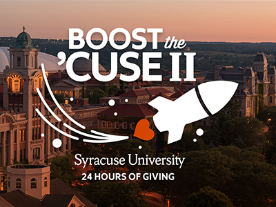 Boost the Cuse graphic