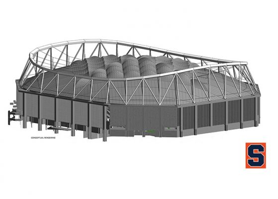 architect drawing of stadium