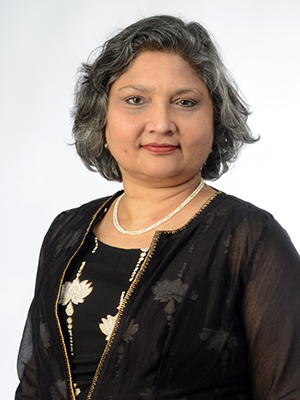 Newhouse Professor Tula Goenka is director of "Look Now: Facing Breast Cancer." (Photo by Cindy Bell)