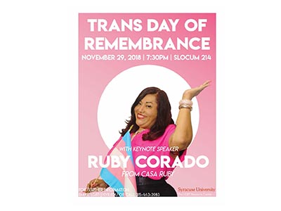 Trans Day of Remembrance poster