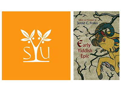 SU Press logo and Early Yiddish Epic book cover