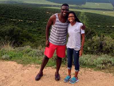 Ron and Nicole in South Africa