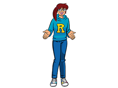 Scarlet Saltee, an Autistic character in the Archie Comics world