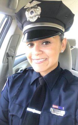 woman in law enforcement uniform