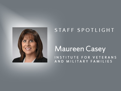 Maureen Casey Staff Spotlight graphic