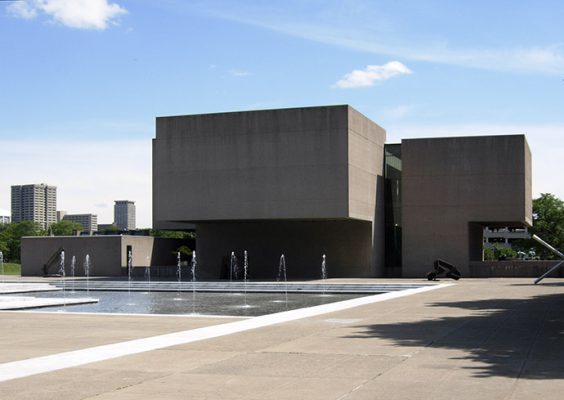 Exterior view of the Everson Museum of Art