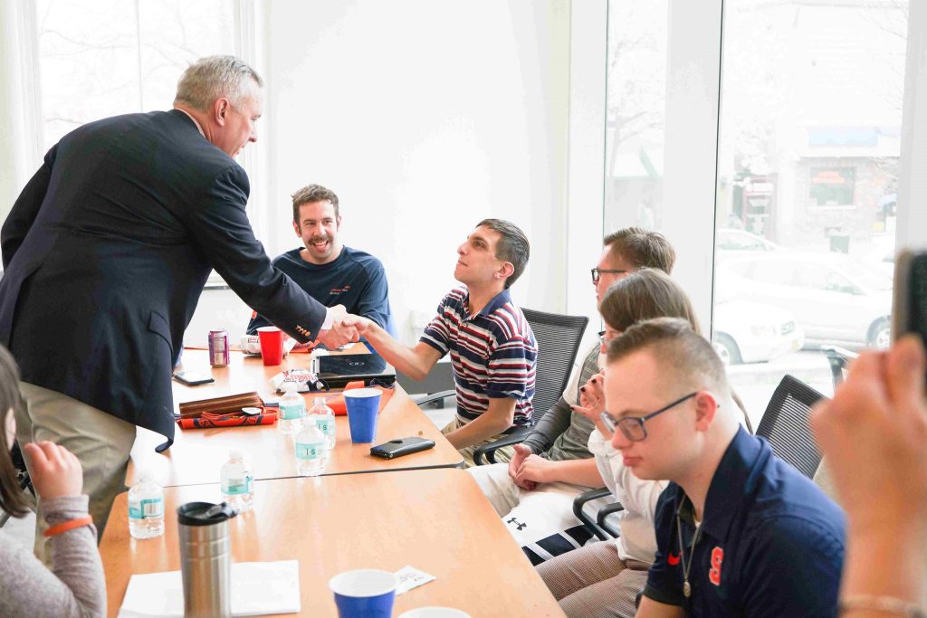 Katko Visiting InclusiveU April 26 Syracuse University News
