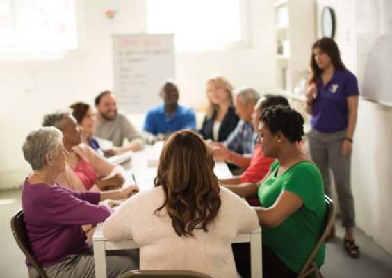 group of people in meeting room