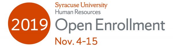 Syracuse University Open Enrollment Nov. 4-15, 2019