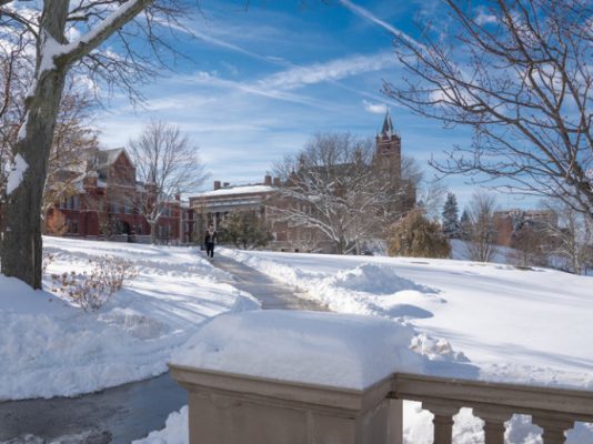 snowy campus