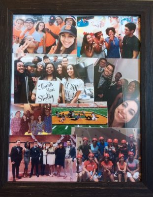 photo collage in frame