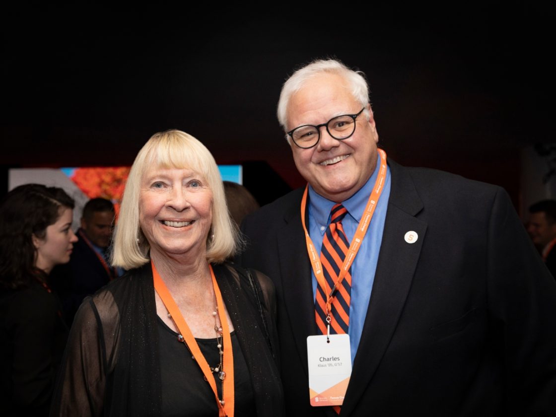 Marylyn Turner '56, G'57 and Chuck Klaus G'05 Give $15 Million to Support Art Scholarships, Immersion Experiences at Syracuse University