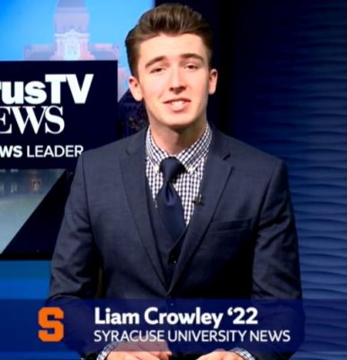 Cuse Cast anchor Liam Crowley