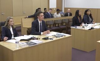 students in courtroom
